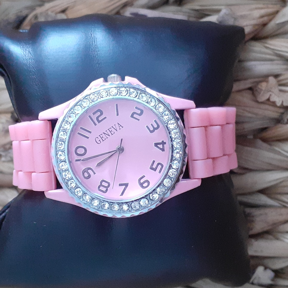 Geneva Pink Watch